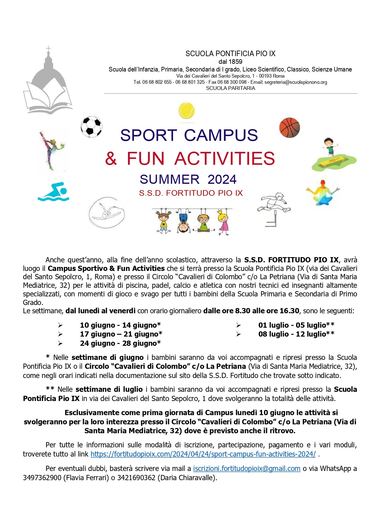 sport campus fun activities 2024
